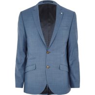 Light Blue Slim Suit Jacket €145 - http://eu.riverisland.com/men/suits/slim-fit/Light-blue-slim-suit-jacket-270376