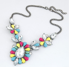 Glitz n Pieces €13.50 - Gorgeous Gemstone Necklace http://glitznpieces.ie/product/gorgeous-gemstone-necklace/