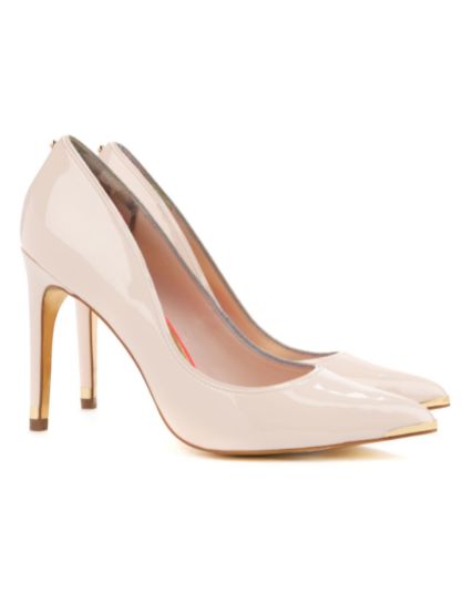 Ted Baker €140 - Thaya Leather court shoe http://www.tedbaker.com/ie/Womens/Footwear/THAYA-Leather-court-shoe-Nude-Pink/p/110349-57-NUDE-PINK
