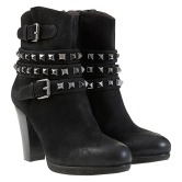 Mint Velvet €203.50 - Biker Style Heeled Leather Ankle Boots http://bit.ly/1vzHXyR