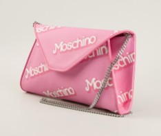 Moschino €364 - Logo Print Flap Clutch http://bit.ly/1utD1xr