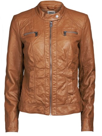 ONLY €39.95 - Zip PU Jacket http://bit.ly/1zPwLkb