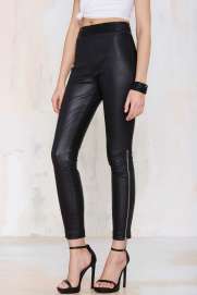 Nasty Gal €252.41 - Against the Machine Leather Skinny Pants