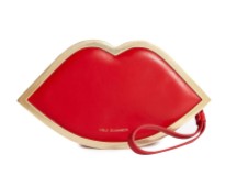 Lulu Guinness €225 - Leather Lips Wristlet Clutch Bag http://bit.ly/1EFO7Fh