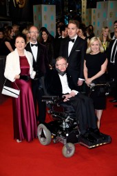 Jane Wilde Hawking & Stephen Hawking and family