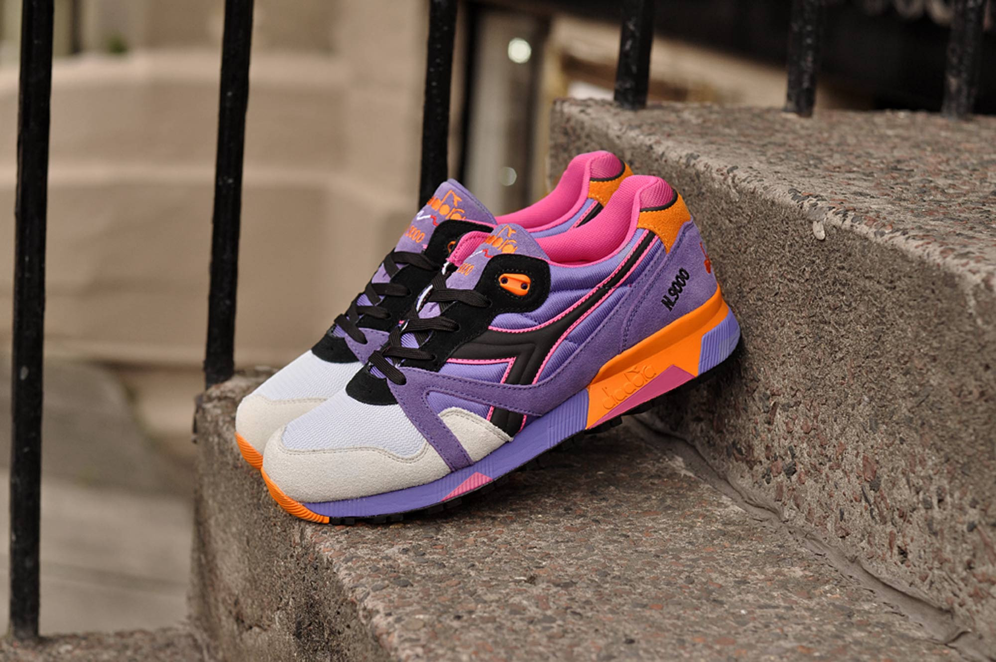 purple diadora sneakers