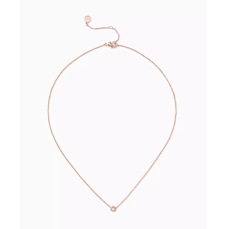 Stella & Dot €40 - Diamond Solitaire Wishing Necklace in Rose Gold http://bit.ly/2dVmEH7