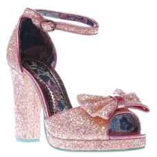 Irregular Choice €100 - Flaming June Glitter High Heels http://www.schuh.ie/womens/irregular-choice-flaming-june-glitter-pale-pink-high-heels/1159653360/