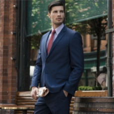 Navy Check 3 Piece Tailored Fit Suit Jacket, Magee 1866, €289 http://bit.ly/2BRQrKN