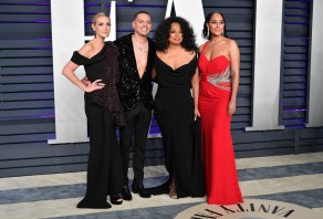 Ashlee Simpson-Ross, Evan Ross, Diana Ross, and Tracee Ellis Ross