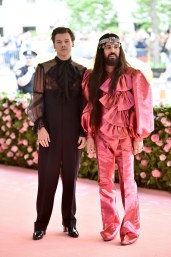 Harry Styles and Alessandro Michele