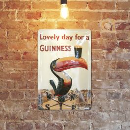 Carroll’s Irish Gifts Guinness ‘Iconic Toucan On A Weathervane’ Metal Sign (20cm X 30cm), €20 https://bit.ly/3jQOaVW