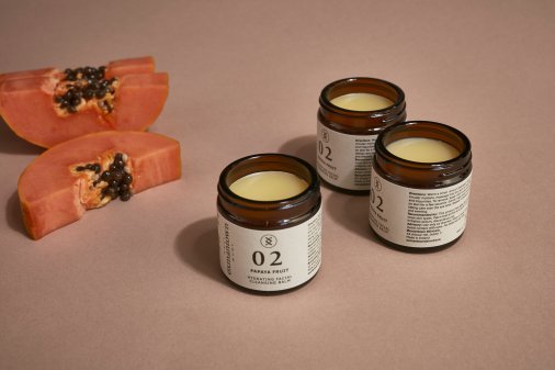 Oxmantown Skincare, Papaya Fruit Hydrating Facial Cleansing Balm, €24 https://bit.ly/3HTD67A